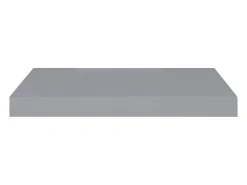Estantes flotantes de pared 2 piezas gris 50x23x3,8 cm MDF
