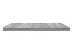 Estantes pared 4 uds madera ingeniería gris Sonoma 40x30x1,5 cm ES560651