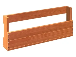 Estantes zapatos pared 2 uds madera pino marrón 59x8,5x23,5 cm ES903243