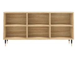 Farmington Hills Mueble de TV madera de ingeniería roble Sonoma 103,5x30x50 cm