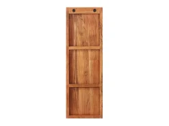 Folker Percheros de pared 2 uds madera maciza de acacia 36x3x110 cm