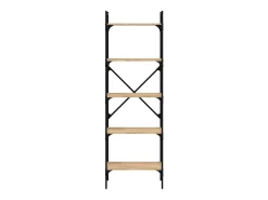 Fredrikstad Librería de 5 estantes madera roble Sonoma 56x31,5x174 cm