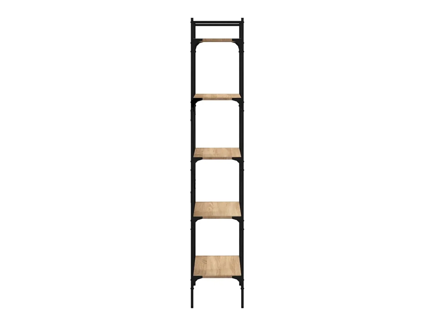 Fredrikstad Librería de 5 estantes madera roble Sonoma 56x31,5x174 cm