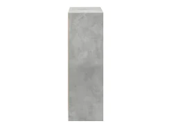 Freekje Estantería de madera contrachapada gris hormigón 80x24x75 cm