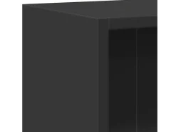 Freekje Estantería madera de ingeniería negro 60x24x76 cm