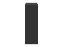 Freekje Estantería madera de ingeniería negro 60x24x76 cm