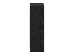 Gabinete de Libros Negro 60 x 24 x 76 cm Madera contrachapada