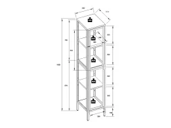 Gabinete de pie Floka