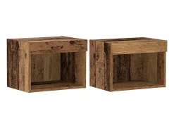 Gabinete de TV 2 pcs Madera vieja 40 x 30 x 30 cm