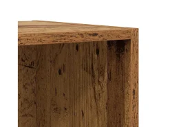 Gabinete de TV 4 pcs Marrón 37 x 37 x 142.5 cm