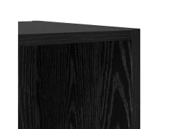 Gabinete de TV 4 pcs Negro 37 x 37 x 142.5 cm