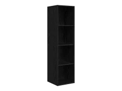 Gabinete de TV 2 pcs Negro 37 x 37 x 142.5 cm