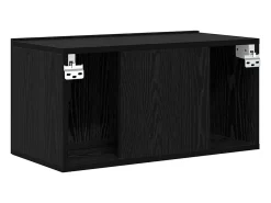Gabinete de TV 3 pcs Negro 60 x 30 x 30 cm Madera contrachapada
