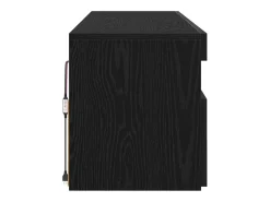 Gabinete de TV 2 pcs Negro 60 x 35 x 40 cm Madera contrachapada