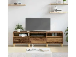 Gabinete de TV con cajón Madera vieja 150 x 30 x 45 cm