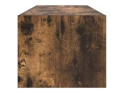 Gabinete de TV con cajón Roble ahumado 100 x 31 x 25.5 cm