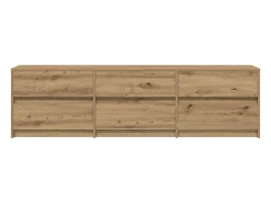 Gabinete de TV Marrón 181 x 34 x 50 cm Madera contrachapada