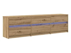Gabinete de TV Marrón 181 x 34 x 50 cm Madera contrachapada