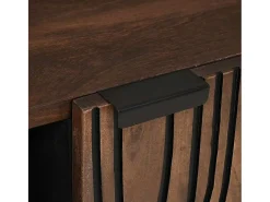 Gabinete de TV Marrón 105 x 33 x 46 cm madera maciza de mango