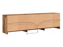 Gabinete de TV Marrón 180 x 34 x 50 cm Madera contrachapada