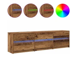 Gabinete de TV Marrón 180 x 34 x 50 cm Madera contrachapada