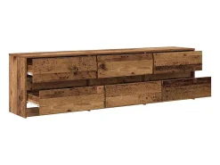 Gabinete de TV Marrón 180 x 34 x 50 cm Madera contrachapada