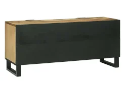 Gabinete de TV Marrón 105 x 33 x 46 cm madera maciza de mango