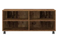 Gabinete de TV Marrón 90 x 35 x 35 cm Madera contrachapada