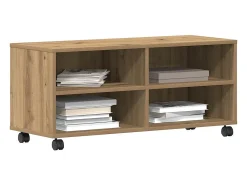 Gabinete de TV Marrón 90 x 35 x 35 cm Madera contrachapada