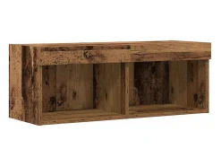 Gabinete de TV Montaje en la pared Madera vieja 80 x 30 x 30 cm