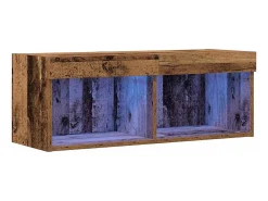 Gabinete de TV Montaje en la pared Madera vieja 80 x 30 x 30 cm