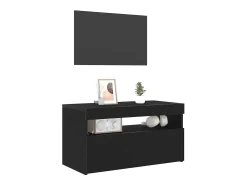 Gabinete de TV Negro 75 x 35 x 40 cm Madera contrachapada