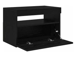 Gabinete de TV Negro 60 x 35 x 40 cm Madera contrachapada