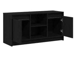 Gabinete de TV Negro 100 x 34 x 50 cm Madera contrachapada
