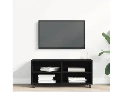 Gabinete de TV Negro 90 x 35 x 35 cm Madera contrachapada