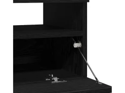 Gabinete de TV Negro 100 x 35 x 40 cm Madera contrachapada