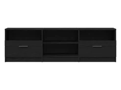 Gabinete de TV Negro 150 x 33.5 x 45 cm Madera contrachapada