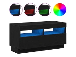Gabinete de TV Negro 80 x 35 x 40 cm Madera contrachapada