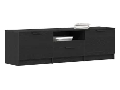 Gabinete de TV Negro 140 x 35 x 40 cm Madera contrachapada