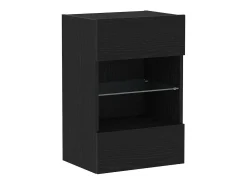 Gabinete de TV Negro 40 x 30 x 60.5 cm Madera contrachapada
