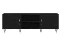 Gabinete de TV Roble negro 150 x 30 x 50 cm
