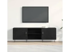 Gabinete de TV Roble negro 150 x 30 x 50 cm