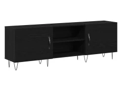 Gabinete de TV Roble negro 150 x 30 x 50 cm