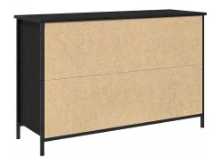 Gabinete de TV Roble negro 101 x 35 x 65 cm