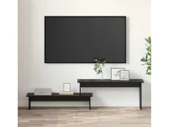 Gabinete de TV Roble negro 180 x 30 x 43 cm