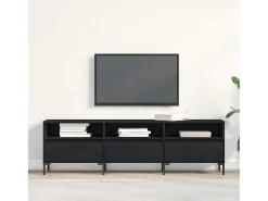 Gabinete de TV Roble negro 150 x 30 x 44.5 cm