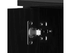 Gabinete de TV Roble negro 80 x 40 x 50 cm Madera contrachapada
