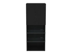 Gabinete de TV Roble Negro 40.5 x 30 x 102 cm