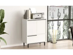 Gabinete multiusos On8B-W Blanco 74.8x90.4x35.5 cm