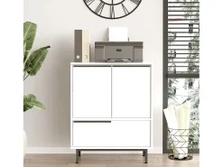 Gabinete multiusos On8B-W Blanco 74.8x90.4x35.5 cm